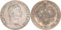 20 kr. 1831 A - stuhy na krku "R"