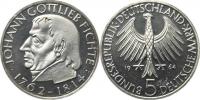 5 DM 1964 J - Fichte      "R"     KM 118