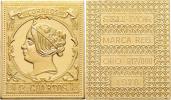 Zlatá replika nejstarší španěl. poštovní známky 1978