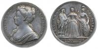 Carolina (královna) - medaile na korunovaci 11.10.1727