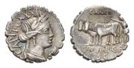 C. Marius C.f. Capito  Denarius circa 81