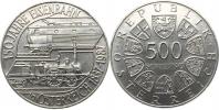 500 Schilling 1987 - 150 let železnice           KM 2981