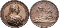 Widemann - AR medaile na uzdravení od neštovic 1767 -