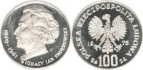 100 Zlotych 1975 - Paderewski Y.77