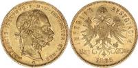 8 Florin = 20 Franken 1885 b.zn.