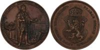 Lerchenau - AE medaile na korunovaci v Praze 1836 -