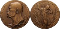 Španiel - úmrtní medaile 1937 - poprsí zleva