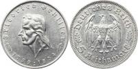 5 RM 1934 F - Schiller        KM 85   "R"_dr. rys.