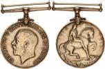 George V. - Válečná medaile "1914-1918" Ag na hraně udělení: MOHAMED S.FAHMY.SERVICE WITH THE ROYAL NAVY