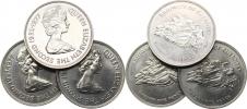 25 Pence 1977 - Silver jubilee (3x)       CuNi     KM 31     3 ks