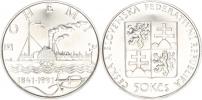 50 Kčs 1991 - parník Bohemia       kapsle