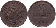 3 Centesimi 1852