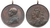 Medaile k 50. výročí kněžského svěcení s gratulací celého světa 1887