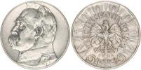 5 Zlotych 1934  - Pilsudski