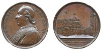 F.Hamerani - medaile na položení základů nové vatikánské