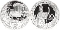 10 Euro 2005 - 60. výročí 2. republiky     KM 3121  (Ag 925 16 g)    kapsle