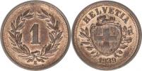 1 Rappen 1939 B "RR" (raž. jen 10 000 ks !)