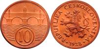 10 Haléř 1928 (CuZn)