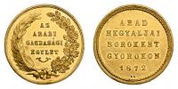 Gyorokon 1872 - Hospodářská společnost - čtyřdukátová