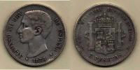 5 Peseta 1876/76 DE-M