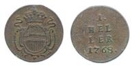 1 Heller 1768 b.zn.