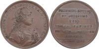 Roetiers - AE pamětní medaile 17.I.1776 - poprsí