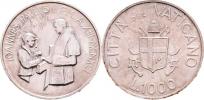1000 Lira 1991 R - XIII.rok pontifikátu