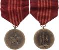 Pamětní medaile "25.výročí Vítězného února"  VM IV/57;  Nov.173+malá stužka    orig.etue