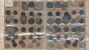 Konvolut 42 kusů převážně různých mincí Ag +obecný kov (1 Cent-2 1/2 Gulden 2x)   ve dvou alb. listech