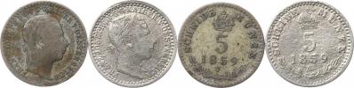 5 kr. 1859 V