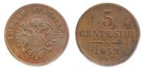 5 Centesimi 1852 V