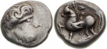 AR Tetradrachma, typ Die verwilderten Gruppen (vom Typ Baumreiter)