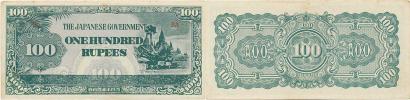 100 Rupees b.l.  sér. BA            Pick 17b