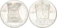 100 Kčs 1980 - spartakiáda         kapsle