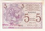 Jugoslávie, 20 Kronen / 5 Dinara (1919)