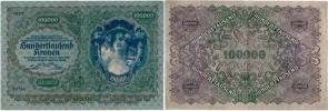 100.000 Koruna 1922