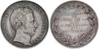 Neuss - AR medaile na nastoupení vlády 1835 - hlava