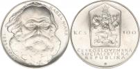 100 Kčs 1983 - Marx