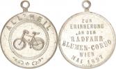 Vídeň - Upomínka na cyklo jízdu po Blumen-Corso 1897