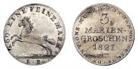 3 Groš 1821 LB