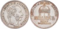 Větší maďarský peníz na korunov. v Budíně 8.6.1867 -