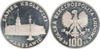 100 Zlotych 1975 - Varšavský zámek Y.76