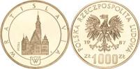 1 000 Zlotych 1987 - Wratislaw "PRÓBA" KM Pr 560 Ag 750 16