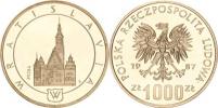 1 000 Zlotych 1987 - Wratislaw "PRÓBA" KM Pr 560 Ag 750 16