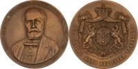 Jauner - AE medaile na osmdesáté narozeniny 1908 -