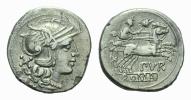 Furius Purpurio  Denarius circa 169-158