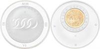 2000 Koruna 2000 - mileniová ražba s hologramem