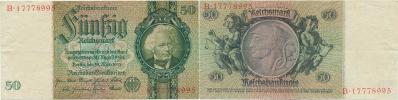 50 RM 30.3. 1933 - mírová