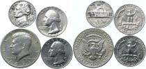 1/2 Dollar 1971; +1/4 Dollar 1966