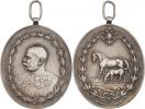 Jauner - AR oválná premijní medaile za chov koní b.l.
